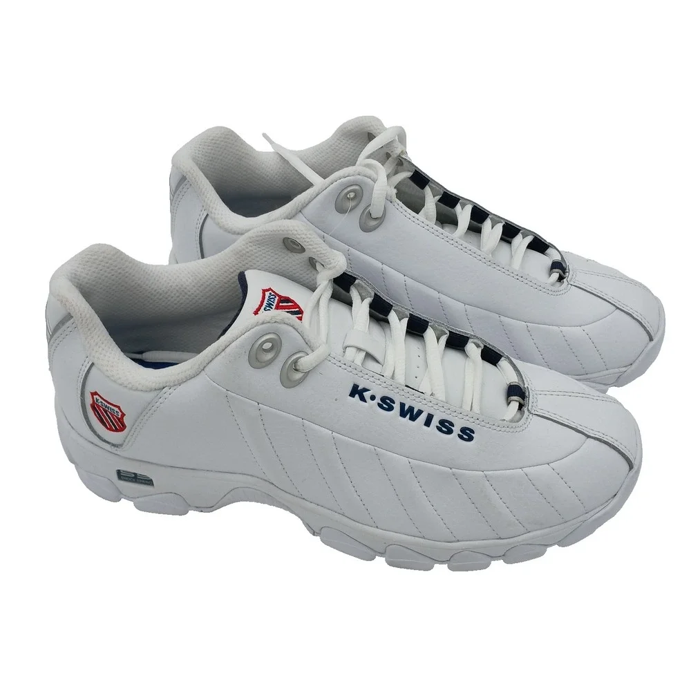 K-Swiss Men's 03426-130 E22/161‎ CMF Memory Foam Leather Training Shoes Size 9